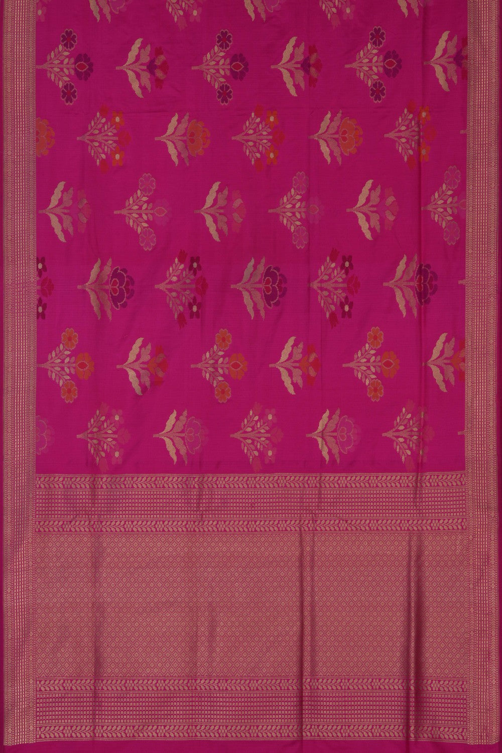 Image of Banarasi Silk Pink Saree